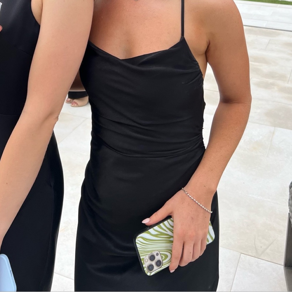 Shona Joy long black dress